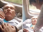 In the video, posted by the Railways on X, a TTE can be seen performing CPR on an elderly man inside a train. In the video, posted by the Railways on X, a TTE can be seen performing CPR on an elderly man inside a train.