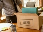 The company issued an official dismissal notice to the man for violating regulations. The company issued an official dismissal notice to the man for violating regulations.
