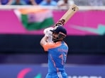 Rishabh Pant of India plays a shot. Rishabh Pant of India plays a shot.