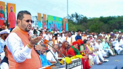 BJP MLA Basangouda Patil Yatnal openly criticised the party’s internal dynamics, describing the recent bypoll defeats as “humiliating” and attributing them to “adjustment politics” with the Congress (PTI)