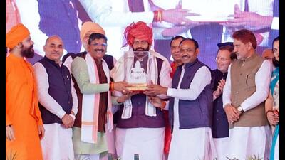 Chief minister Nayab Singh Saini during an event in Haryana’s Jind. (Source:X) Chief minister Nayab Singh Saini during an event in Haryana’s Jind. (Source:X)