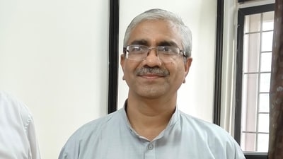 Atul Limaye is currently the joint general secretary of the RSS. (@KobbiShoshani) Atul Limaye is currently the joint general secretary of the RSS. (@KobbiShoshani)