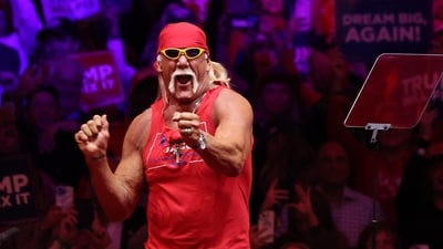 According to Hogan, the idea about nominating him emerged when he and Trump were conversing about physical fitness and diet following the rally. (Getty Images via AFP) According to Hogan, the idea about nominating him emerged when he and Trump were conversing about physical fitness and diet following the rally. (Getty Images via AFP)