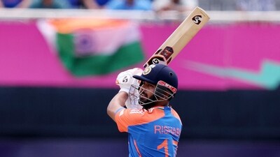 Rishabh Pant of India plays a shot. (Getty Images via AFP) Rishabh Pant of India plays a shot. (Getty Images via AFP)