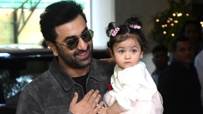 Raha's first song ever was her great-grandfather Raj Kapoor's classic hit. Raha's first song ever was her great-grandfather Raj Kapoor's classic hit.