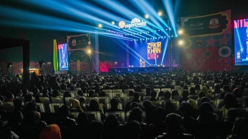 File photo of Zakir Khan's show held last year in Lucknow File photo of Zakir Khan's show held last year in Lucknow
