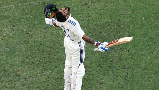 India's Virat Kohli celebrates his century during Day 3 of the first Test match against Australia in the Border Gavaskar Trophy (BCCI-X)