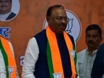 BJP Maharashtra state president Chandrakant Bawankule addressing media at BJP office, Nariman Point, in Mumbai, India, on Sunday. (Bhushan Koyande/HT) BJP Maharashtra state president Chandrakant Bawankule addressing media at BJP office, Nariman Point, in Mumbai, India, on Sunday. (Bhushan Koyande/HT)