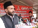 Samajwadi Party MP from Sambhal Zia Ur Rehman Barq. Samajwadi Party MP from Sambhal Zia Ur Rehman Barq.