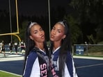 Diddy's twin daughters enjoy senior night at high school following their disgraced father's bail hearing. Diddy's twin daughters enjoy senior night at high school following their disgraced father's bail hearing.