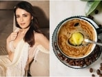 Radhika Madan shared how she likes to start her day – with her bulletproof coffee. Radhika Madan shared how she likes to start her day – with her bulletproof coffee.