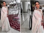 Radhika Merchant wowed at a friend's wedding in a pastel lehenga. Radhika Merchant wowed at a friend's wedding in a pastel lehenga.