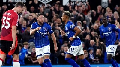 Omari Hutchinson (centre) celebrated an equaliser against Manchester United (Bradley Collyer/PA) Omari Hutchinson (centre) celebrated an equaliser against Manchester United (Bradley Collyer/PA)