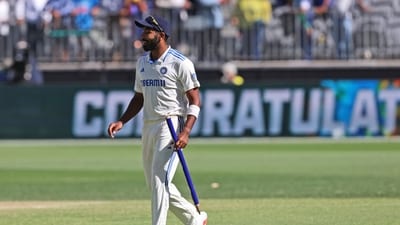India's captain Jasprit Bumrah was also named Player of the Match for claiming eight wickets - five in the first innings and there in second. (AP) India's captain Jasprit Bumrah was also named Player of the Match for claiming eight wickets - five in the first innings and there in second. (AP)