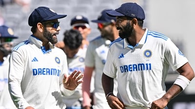 India's skipper Jasprit Bumrah (R) and Virat Kohli (L) were often seen discussing the plans during the fielding as the duo managed to inspire the team with their individual performances to take them over the line. (AFP) India's skipper Jasprit Bumrah (R) and Virat Kohli (L) were often seen discussing the plans during the fielding as the duo managed to inspire the team with their individual performances to take them over the line. (AFP)