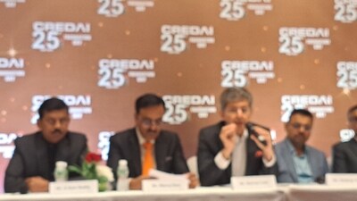 The government should charge 1% GST on under-construction housing properties, costing up to  ₹75-80 lakh each, to boost demand for affordable and mid-income housing,” Boman Irani, president, CREDAI told reporters