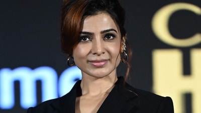 Samantha Ruth Prabhu at the trailer launch of her Amazon Prime Video Indian spy action series Citadel: Honey Bunny. (Photo by Sujit JAISWAL / AFP) (AFP) Samantha Ruth Prabhu at the trailer launch of her Amazon Prime Video Indian spy action series Citadel: Honey Bunny. (Photo by Sujit JAISWAL / AFP) (AFP)