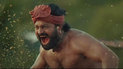 Rishab Shetty in Kantara Rishab Shetty in Kantara