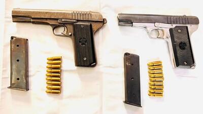 Punjab Police busted an organised criminal module with the arrest of three persons, DGP Gaurav Yadav posted on X. Two pistols and 18 cartridges were recovered from the accused. (X)