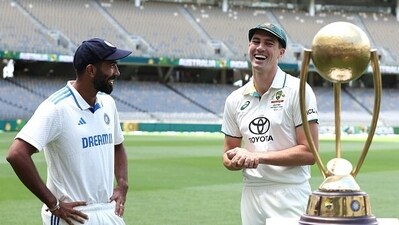 Jasprit Bumrah (L) in conversation with Pat Cummins (Getty) Jasprit Bumrah (L) in conversation with Pat Cummins (Getty)