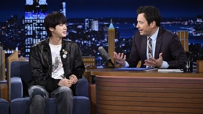 Seokjin with Jimmy Fallon Seokjin with Jimmy Fallon