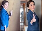 Nita Ambani, in Jeddah for IPL Auctions, turned heads in a chic navy blue pantsuit. Nita Ambani, in Jeddah for IPL Auctions, turned heads in a chic navy blue pantsuit.