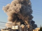 Smoke rises from the site of an Israeli airstrike in Lebanon's city of Tyre, on November 1, 2024, amid the ongoing war between Israel and Hezbollah. (Photo by KAWNAT HAJU / AFP) Smoke rises from the site of an Israeli airstrike in Lebanon's city of Tyre, on November 1, 2024, amid the ongoing war between Israel and Hezbollah. (Photo by KAWNAT HAJU / AFP)