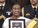 President Droupadi Murmu during 'Samvidhan Divas' function at Samvidhan Sadan President Droupadi Murmu during 'Samvidhan Divas' function at Samvidhan Sadan