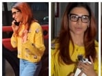 Samantha steps out in bright winter casuals. Samantha steps out in bright winter casuals.