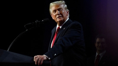 FILE PHOTO:U.S. President-elect Donald Trump takes the stage following early results from the 2024 U.S. presidential election in Palm Beach County Convention Center, in West Palm Beach, Florida, U.S., November 6, 2024. REUTERS/Callaghan O'Hare/File Photo (REUTERS) FILE PHOTO:U.S. President-elect Donald Trump takes the stage following early results from the 2024 U.S. presidential election in Palm Beach County Convention Center, in West Palm Beach, Florida, U.S., November 6, 2024. REUTERS/Callaghan O'Hare/File Photo (REUTERS)