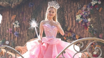 This image released by Universal Pictures shows Ariana Grande in a scene from the film "Wicked." (Giles Keyte/Universal Pictures via AP) (AP) This image released by Universal Pictures shows Ariana Grande in a scene from the film "Wicked." (Giles Keyte/Universal Pictures via AP) (AP)