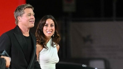 Actor Brad Pitt with girlfriend Ines de Ramon (AFP) Actor Brad Pitt with girlfriend Ines de Ramon (AFP)