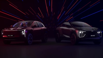 The newly teased sketches of the Mahindra BE 6e and the Mahindra XEV 9e (Mahindra) The newly teased sketches of the Mahindra BE 6e and the Mahindra XEV 9e (Mahindra)