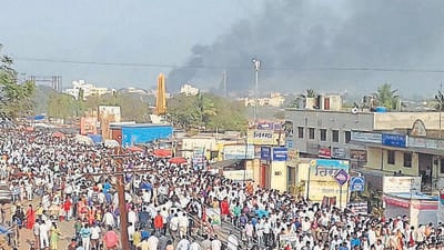 Special public prosecutor Shishir Hiray in final arguments before Bhima Koregaon commission hearing said Pune rural police took appropriate legal action after the communal riots at Bhima Koregaon on January 1, 2018. (HT FILE)