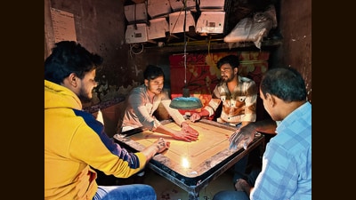The table is just wide enough to accommodate a carrom board. (HT Photo) The table is just wide enough to accommodate a carrom board. (HT Photo)