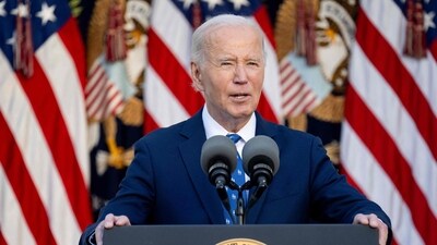 US President Joe Biden speaks about a ceasefire between Israel and Hezbollah in Lebanon, in the Rose Garden of the White House on November 26, 2024, in Washington, DC. US President Joe Biden speaks about a ceasefire between Israel and Hezbollah in Lebanon, in the Rose Garden of the White House on November 26, 2024, in Washington, DC.