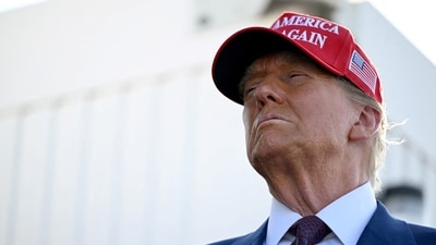 U.S. President-elect Donald Trump attends a viewing of the launch of the sixth test flight of the SpaceX Starship rocket, in Brownsville, Texas, U.S., November 19, 2024. (via REUTERS /  Brandon Bell)