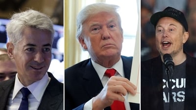 Bill Ackman says Donald Trump will ‘use tariffs as a weapon,' Elon Musk agrees (REUTERS/Brendan McDermid/File Photo, REUTERS/Jonathan Ernst/File Photo, REUTERS/Carlos Barria/File Photo) Bill Ackman says Donald Trump will ‘use tariffs as a weapon,' Elon Musk agrees (REUTERS/Brendan McDermid/File Photo, REUTERS/Jonathan Ernst/File Photo, REUTERS/Carlos Barria/File Photo)