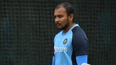 Prithvi Shaw went unsold at the IPL mega-auction, leaving him without an IPL team for the first time in 7 years (Getty)