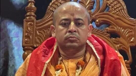 Hindu leader Chinmoy Krishna Das. (File Photo)