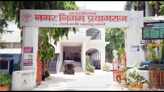 Prayagraj Municipal Corporation office in Prayagraj (File)