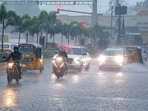 Heavy rains lashed Chennai on Tuesday. Heavy rains lashed Chennai on Tuesday.
