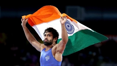 India's top wrestler Bajrang Punia was suspended for four years (Commonwealth Sport Twitter) India's top wrestler Bajrang Punia was suspended for four years (Commonwealth Sport Twitter)