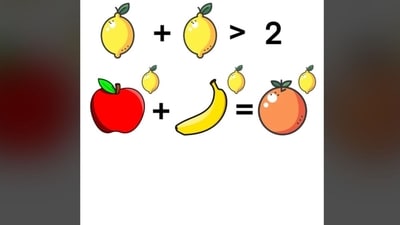 Can you solve this clever puzzle? (Screengrab Reddit/@r/mathmemes) Can you solve this clever puzzle? (Screengrab Reddit/@r/mathmemes)