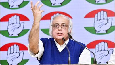 Congress general secretary Jairam Ramesh address a press conference in New Delhi. (ANI Photo) Congress general secretary Jairam Ramesh address a press conference in New Delhi. (ANI Photo)