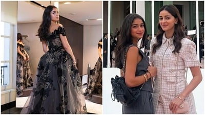 Ananya Panday was left swooning when she saw her sister Rysa trying out gowns for her Le Bal debut. Ananya Panday was left swooning when she saw her sister Rysa trying out gowns for her Le Bal debut.