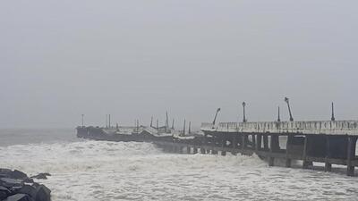 The wind speed during landfall is expected to be around 55 to 60 kmph. (PTI photo) The wind speed during landfall is expected to be around 55 to 60 kmph. (PTI photo)