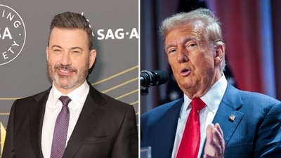 Jimmy Kimmel details shocking flaw in Donald Trump's tariffs plan (Photo by KEVIN WINTER / GETTY IMAGES NORTH AMERICA / Getty Images via AFP, Allison Robbert/Pool via AP, File) Jimmy Kimmel details shocking flaw in Donald Trump's tariffs plan (Photo by KEVIN WINTER / GETTY IMAGES NORTH AMERICA / Getty Images via AFP, Allison Robbert/Pool via AP, File)