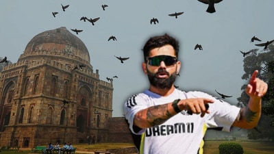 Wouldn't you want to catch Virat Kohli live, if he visited Lodhi Gardens in Delhi? (Photo: Manvender Vashist Lav/PTI and Saeed Khan/AFP)
