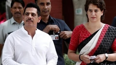 Robert Vadra with wife Priyanka Gandhi Vadra (Reuters file photo) Robert Vadra with wife Priyanka Gandhi Vadra (Reuters file photo)